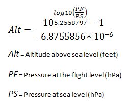 How to Convert Pressure and Altitude