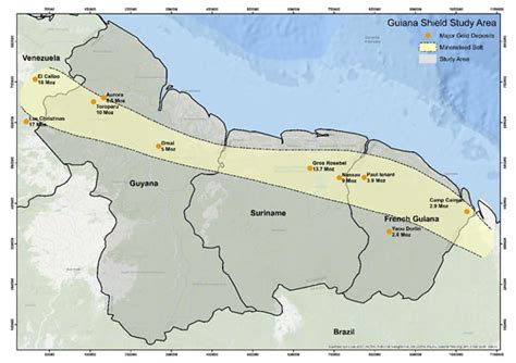 Guiana Shield Orogenic Gold Potential | Kenex