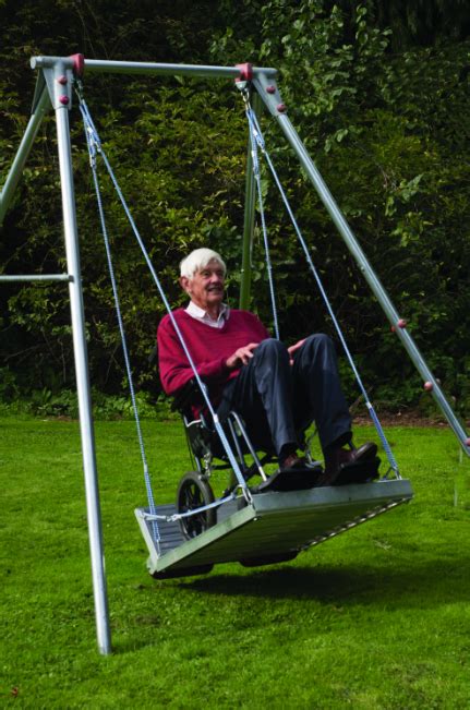 Wheelchair Platform Swing Only - Swings Sensory Toy | Platform swing, Swing frame, Swing