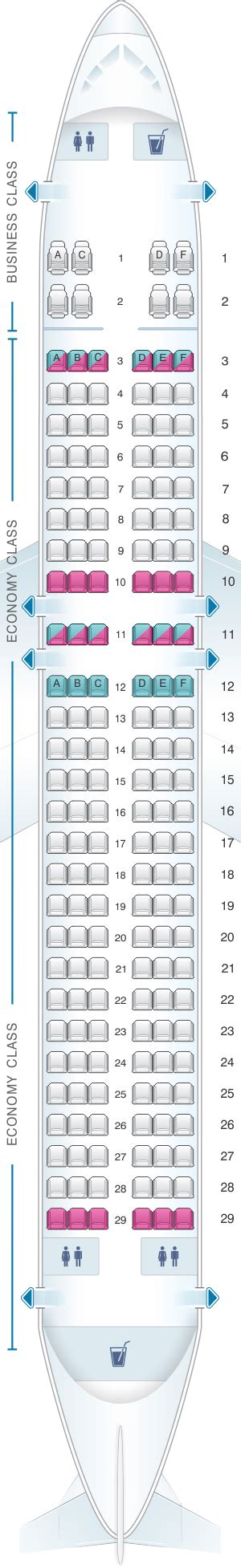 Seat Map TAP Air Portugal Airbus A320 | SeatMaestro