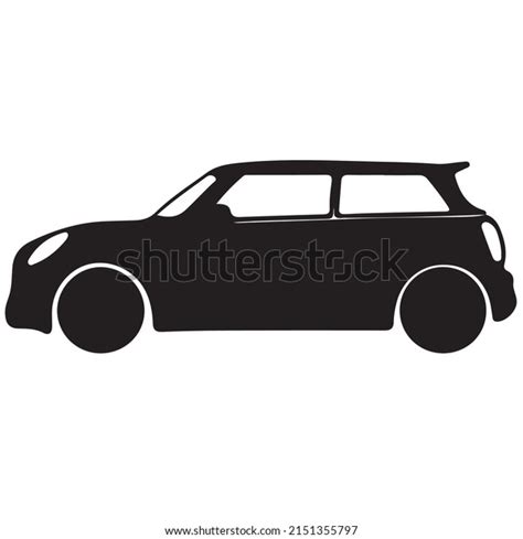 Car Silhouette Black White Stock Vector (Royalty Free) 2151355797 | Shutterstock