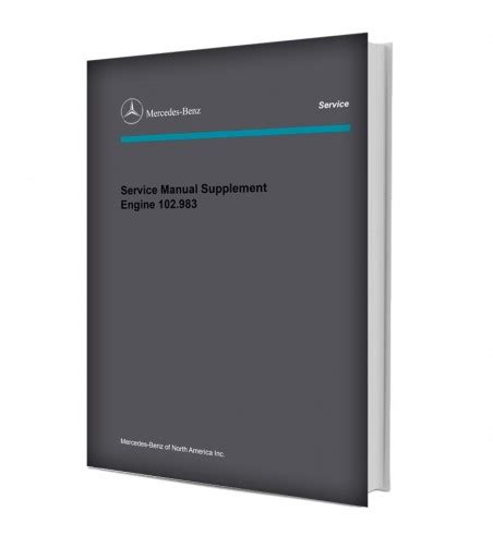 Mercedes Benz Service Manual Supplement Engine 102.983 | In PDF format