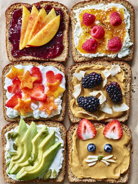 Healthy Breakfast Toast with All the Toppings - Mom's Kitchen Handbook