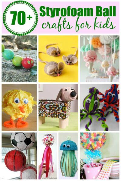 Styrofoam Ball Crafts for Kids | Fun Family Crafts