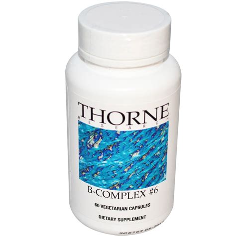 Thorne Research, B-Complex 6, 60 Veg Caps Australia | B-Complex 6 Caps – Mega Vitamins