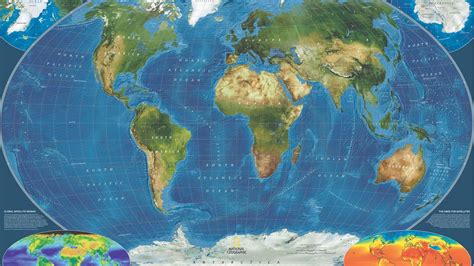 Map Of The World Geographic - Wanda Joscelin