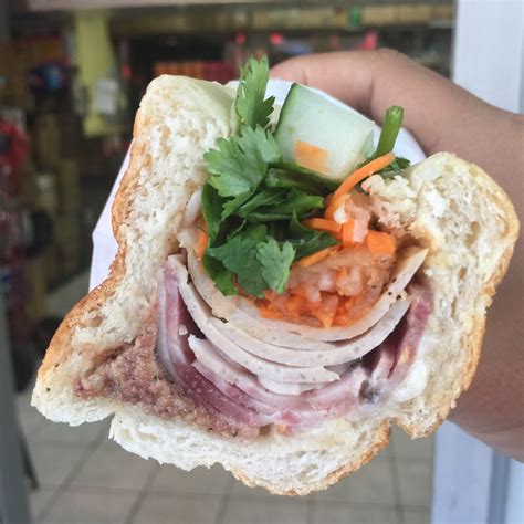 Banh Mi Pate Supreme (Pork Liver Pate, Thit Nguoi, Cha Lua) at Saigon Vietnamese Sandwich Deli ...