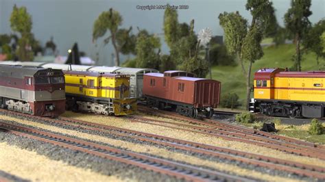 South Australian Railway's HO Model Trains Layout Tour - YouTube