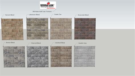 Versa Lok Retaining Wall Block Colors - Wall Design Ideas