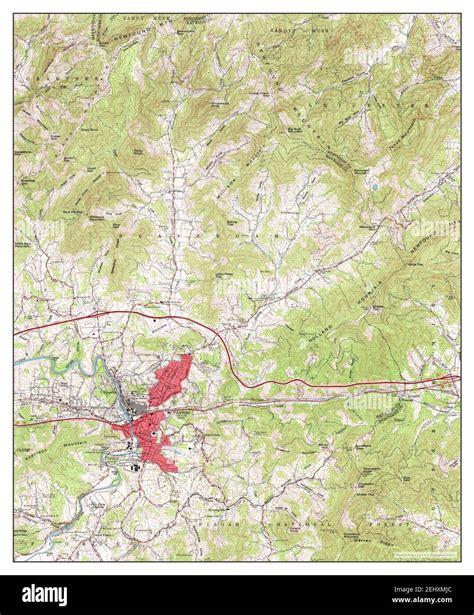 Canton, North Carolina, map 1967, 1:24000, United States of America by Timeless Maps, data U.S ...