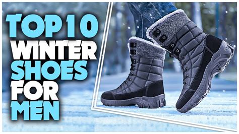 Best Winter Shoes For Men - Top 10 Best Men's Winter Shoes on Amazon - YouTube