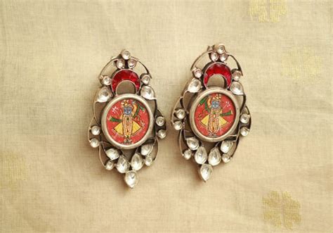 Gold Plated Silver Earrings – Desically Ethnic