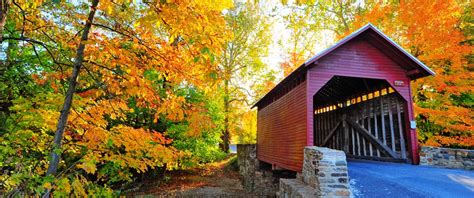 Fredrick, MD | Covered bridges, Fall foliage, Scenic byway