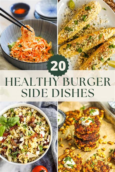 20 Healthy Burger Sides • The Heirloom Pantry