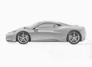 how to sketch a car(shading) | Car, Sports car, New ferrari