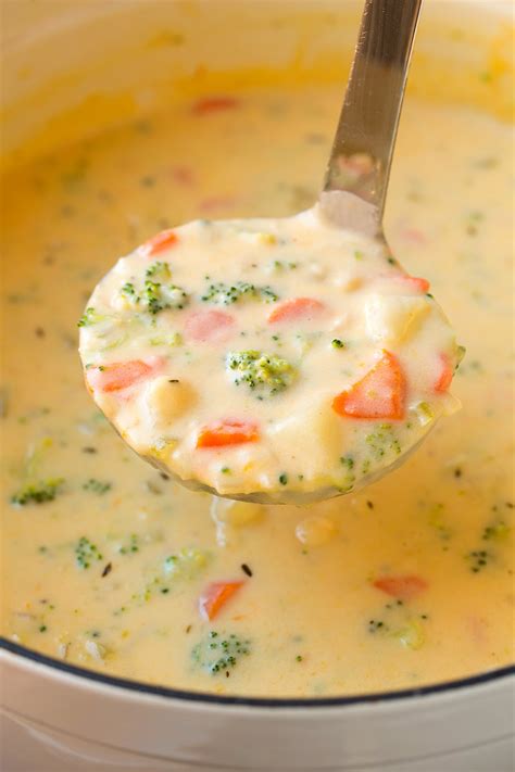 Cheddar Broccoli Potato Soup – Recipes More