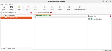 Gobby Realtime Collaborative Text File Editor | CONNECTwww.com