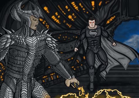 Superman vs Steppenwolf by Razanul on DeviantArt