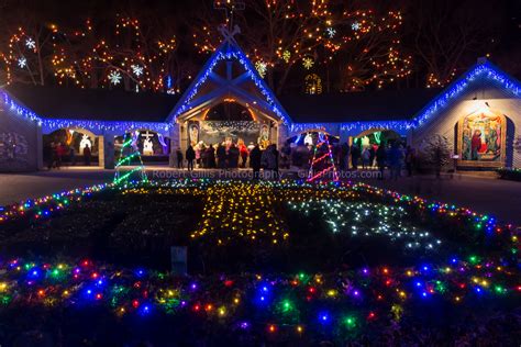 Christmas Light Display at the National Shrine of Our Lady of La Salette Attleboro | Robert ...