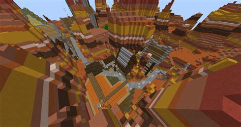 Mesa village Minecraft Map