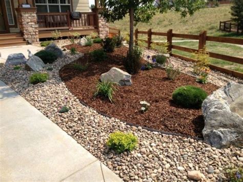 Amazing Zeroscape Front Yard Ideas | Yard landscaping, Backyard landscaping, Landscaping with rocks