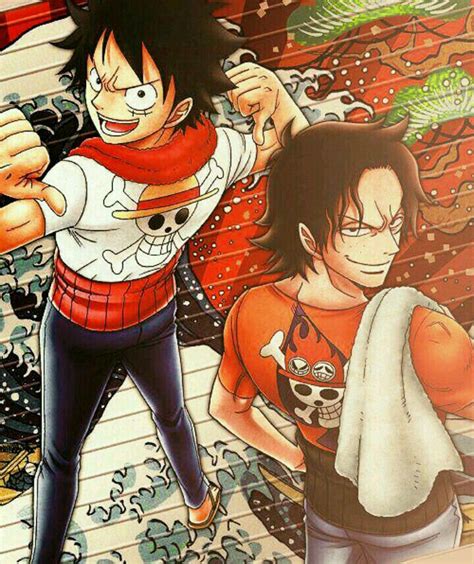 Ace and Luffy | Ace and luffy, Manga anime one piece, One piece manga