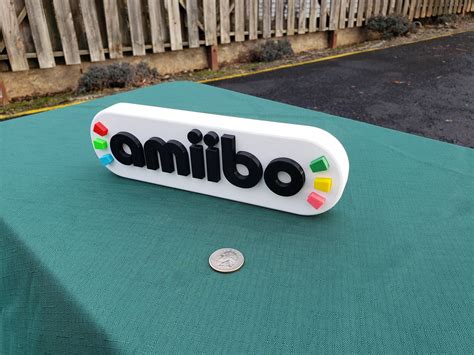 3D Printed Decorative Amiibo Logo | Etsy