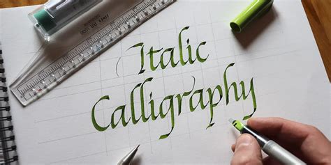 Italic Calligraphy For Beginners (+FREE Worksheets) | Lettering Daily