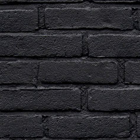 Black Painted Brick Texture - Image to u