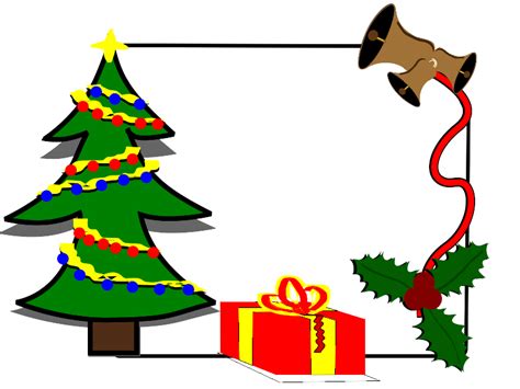 Christmas Card Template Clip Art at Clker.com - vector clip art online ...