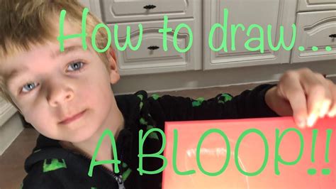 How to draw a bloop step by step. - YouTube