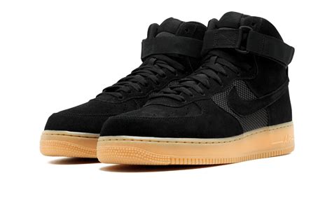 Nike Nike Air Force 1 High 07 Lv8 Suede In Black Brown Black For Men ...