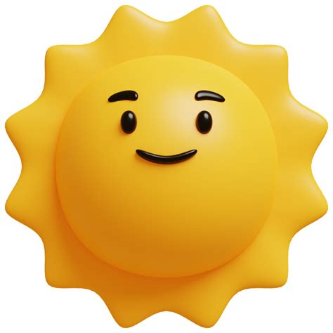 Sun Emoji Transparent