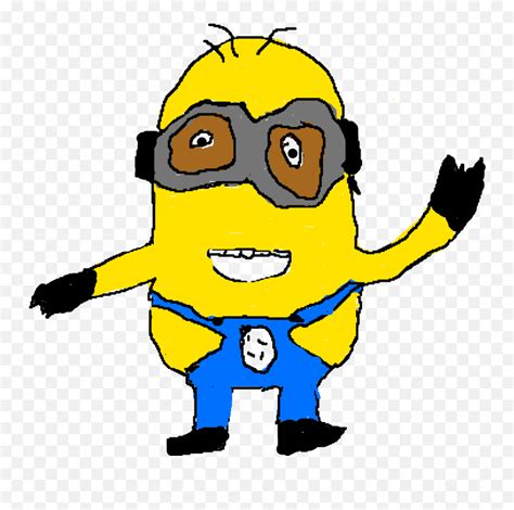 How To Draw A Minion Step By Step Drawing Beanocom - Fictional Character Emoji,Minion Emojis ...