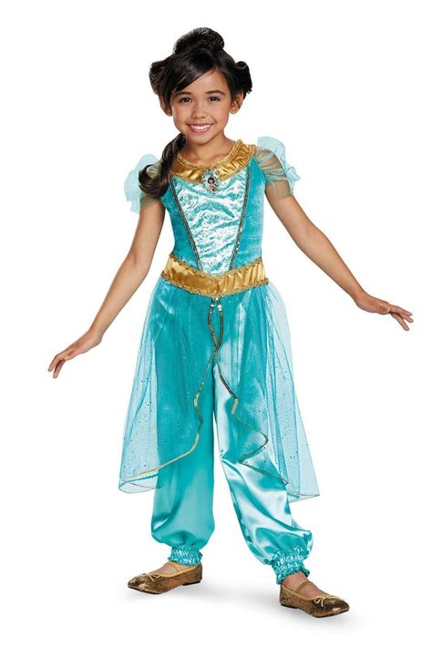 Disney Jasmine Deluxe Sparkle Toddler/Child Costume | Jasmine costume kids, Princess costumes ...