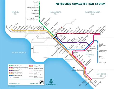 Metrolink Weekends | Metrolink - Amtrak California Surfliner Map - Printable Maps