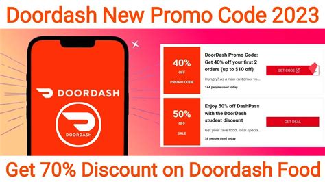 Working Doordash Promo Code 2023 | How to Get Free Food on Doordash ...