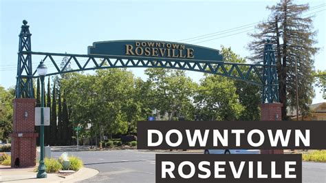 Driving Around Downtown Roseville CA - YouTube