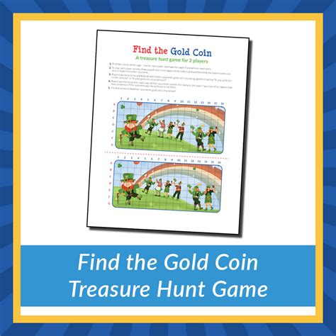 Find the Gold Coin Treasure Hunt Game - Gift of Curiosity