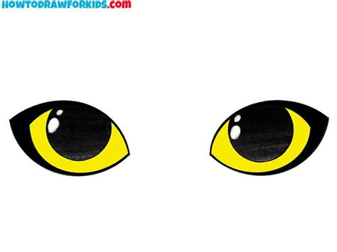 How to Draw Cartoon Cat Eyes | Cat eyes drawing, Cartoon drawings, Cartoon cat