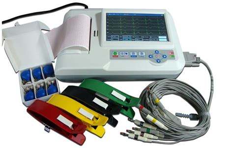 Touch Screen 6 Channel Digital Electrocardiograph ECG Machine EKG-923s --Javier - China ECG ...