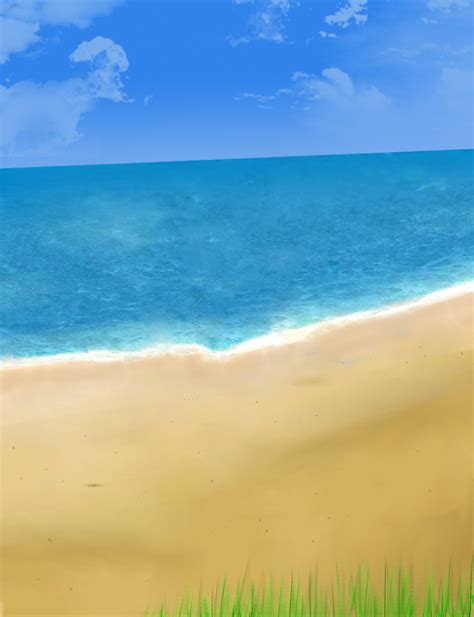 Anime Beach Background Update by NTamime on DeviantArt