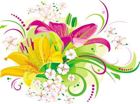 vector flower png hd - Clip Art Library