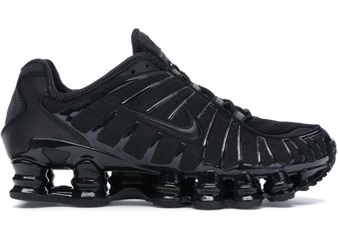 Nike Shox TL Triple Black | Nike shox, Nike air shoes, Black shoes men