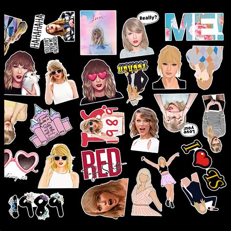 50pcs Taylor Swift stickers ver 1.0 Famous StickersMusic | Etsy