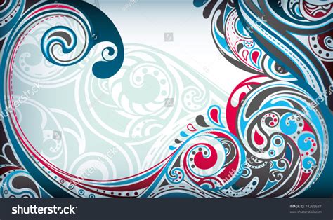 Abstract Curve Background Stock Vector (Royalty Free) 74265637 ...