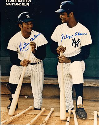 AUTOGRAPHED FELIPE & MATTY ALOU 8x10 New York Yankees Photo - Main Line ...