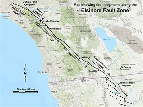 Elsinore Fault Zone, Southern California