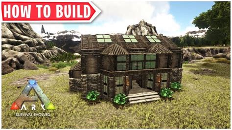 Ark: How To Build A Medium House - YouTube House Design Games, Game ...