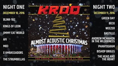 KROQ Almost Acoustic Christmas - Alchetron, the free social encyclopedia